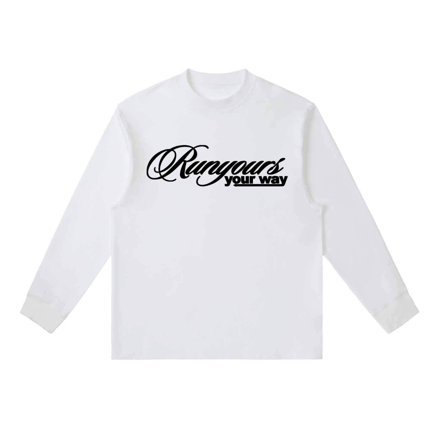 LONG SLEEVE TEE- WHITE