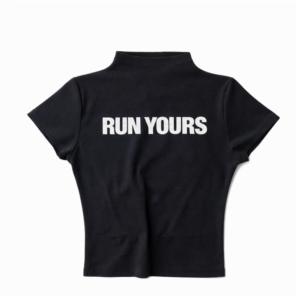 BLACK BABY TEE